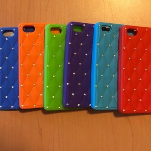 I-Phone Cases, Lot of 6, Rhinestones, Bling, Fancy